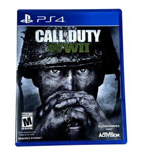 PS4 Call of Duty WWII Game Sledgehammer Activision Mature 17+ PlayStation 4